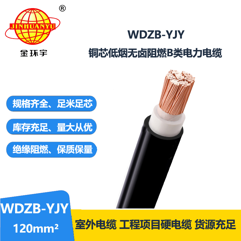 金環(huán)宇電線電纜 深圳yjv電纜 低煙無(wú)鹵環(huán)保型電纜WDZB-YJY 120平方
